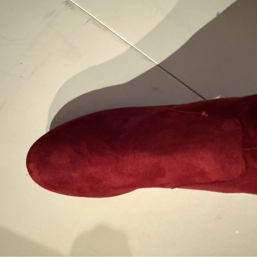 BAMBOO Women's Burgundy Heeled Boots